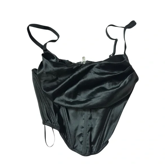 Urban Outfitters Black Satin Camisole - Picture 1 of 5